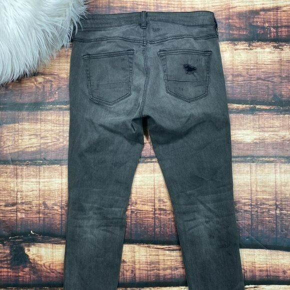 RELISTED Pacsun Black Skinny Jeans Skinniest Destruct Denim - Picture 8 of 11
